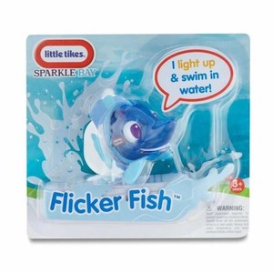 Sparkle Bay Flicker Fish Świecąca rybka do kąpieli niebieska