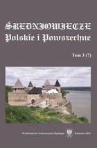 Średniowiecze Polskie i Powszechne. T. 3 (7) - 01 Śląskie elity wobec zachodnioeuropejskich wzorców kulturowych w XIII wieku