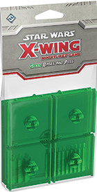 Gra X-wing - Green Bases and Pegs Podstawki do figurek