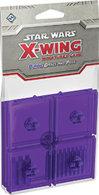 Gra X-wing - Purple Bases and Pegs Podstawki do figurek