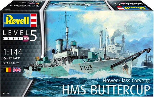 Statek Flower Class Corvette HMS 1:144