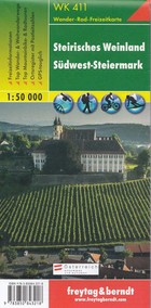 Steirisches Weinland, Südwest-Steiermark mapa turystyczna Skala: 1:50 000