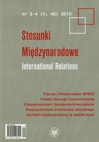 Stosunki Międzynarodowe 3-4 / 2010 International Relations