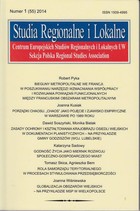 Studia Regionalne i Lokalne nr 1(55)/2014 - Recenzje: Grzegorz Gorzelak: Enrico Moretti, 2013, The New Geography of Jobs
