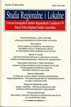 Studia Regionalne i Lokalne nr 2(64)/2016 - Paweł Swianiewicz, Julita Łukomska: Lokalna konkurencja podatkowa w Polsce