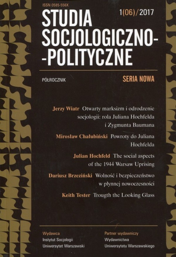 Studia Socjologiczno-Polityczne 1/2017 Seria Nowa