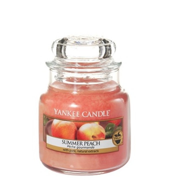 Summer Peach Mała świeca zapachowa w słoiku