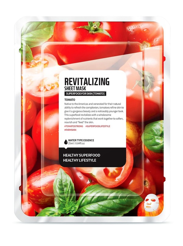 Revitalizing Sheet Mask Pomidor Rewitalizująca maseczka do twarzy
