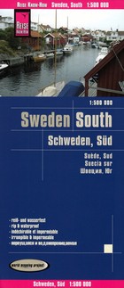 Sweden South / Szwecja Południowa Mapa samochodowa Skala: 1:500 000