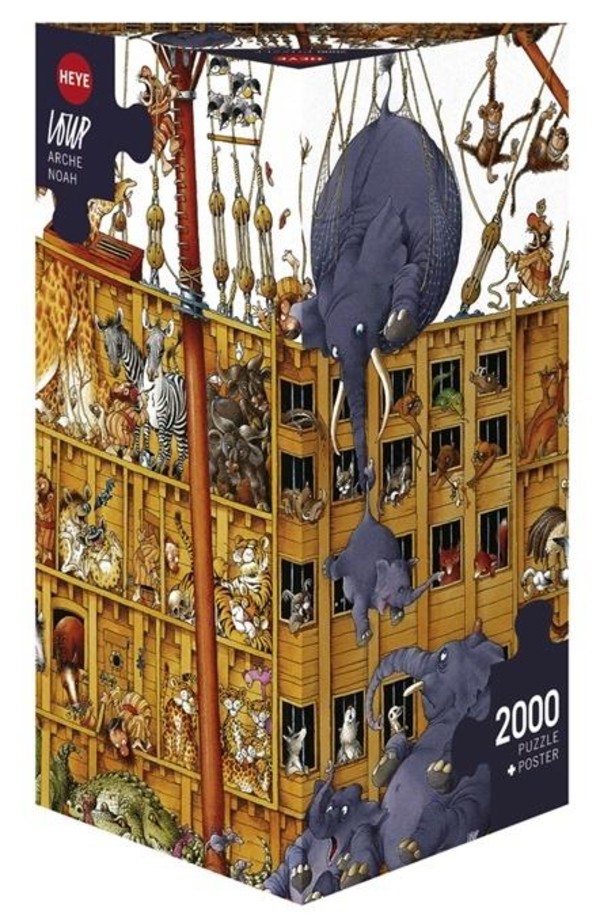 Puzzle Szalona Arka Noego 2000 elementów