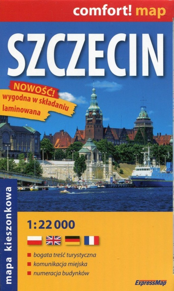 Szczecin. Mapa kieszonkowa Skala: 1:22 000