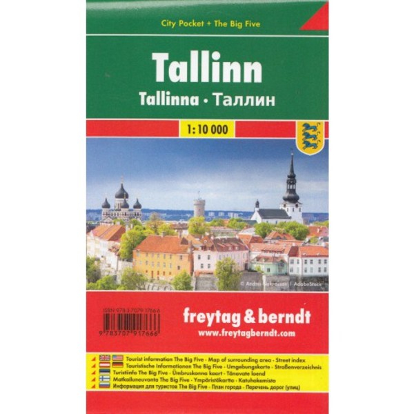 Tallin Stadtplan / Tallinn Plan miasta Skala 1:10 000