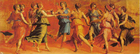 Puzzle Taniec, fresk rzymski 1000 elementów