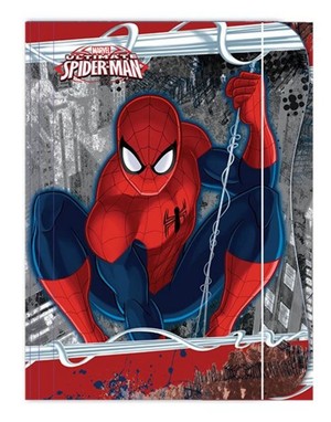 Teczka z gumką Spider Man A4 (5 teczek)