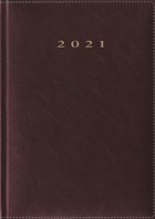 Terminarz 2021 A5 bordowy