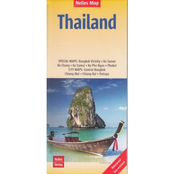 Thailand Road map / Tajlandia Mapa samochodowa Skala 1:1 500 000