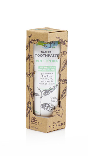 Naturalna pasta do zębów bez fluoru, Whitening