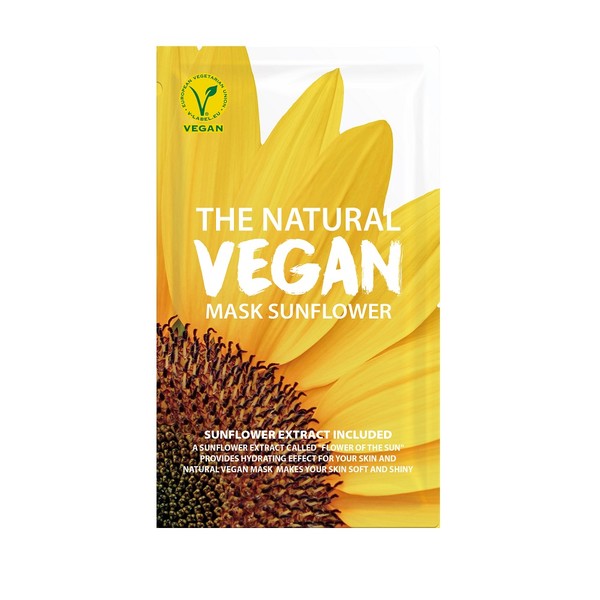 The Natural Vegan Mask Sunflower Wegańska maseczka do twarzy