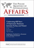The Polish Quarterly of International Affairs nr 1/2015 - Stabilisation Cocktails for a Eurozone Crisis Solving Framework