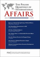 The Polish Quarterly of International Affairs 2/2016 - Sport as a Tool for Strengthening a Political Alliance: The Case of the Eastern Bloc during the Cold War