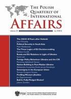 The Polish Quarterly of International Affairs 3/2016 - The Three Logics of EU Decision-making