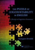The Puzzle of (Un)Countability in English. A Study in Cognitive Grammar - 02 The analysis