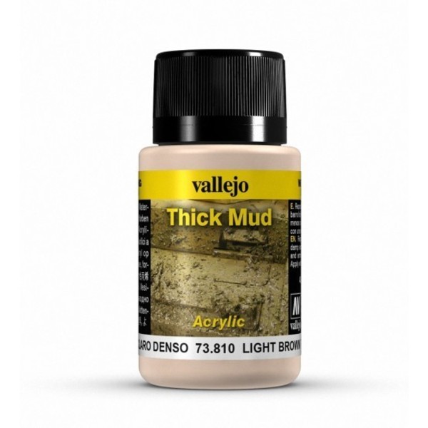 Efekt błota Thick Mud Light Brown 40 ml