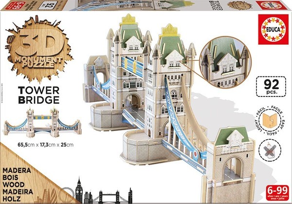 Puzzle Tower Bridge 3D - 92 elementy