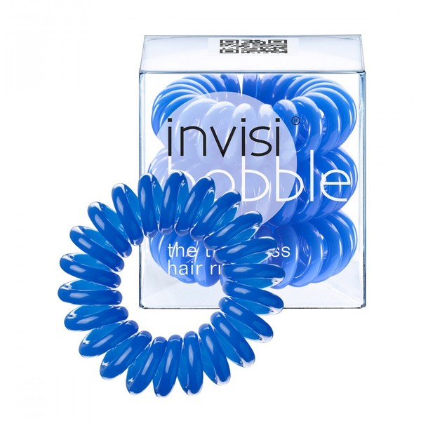 Traceless Hair Ring - Navy Blue Gumki do włosów