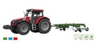 Traktor z maszyną rolniczą, dźwiękami i światłem