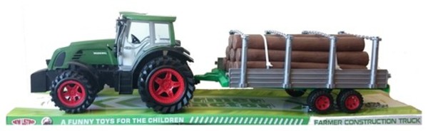 Traktor z przyczepką 82 cm