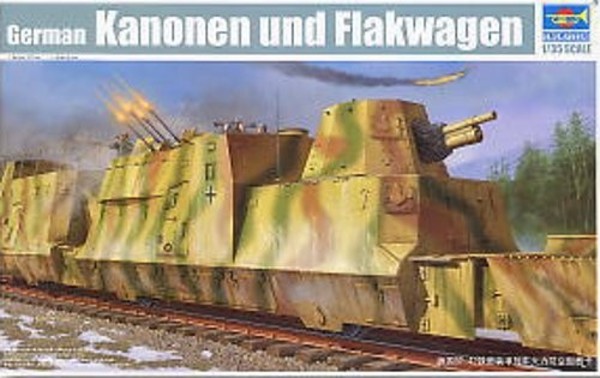 German Kanonen und Flakwagen Skala 1:35