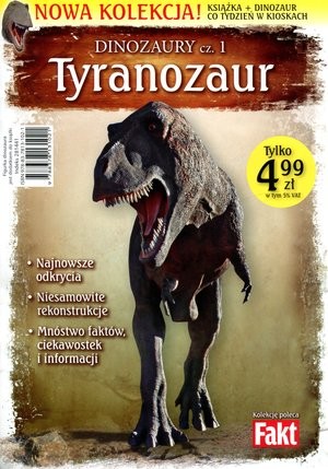 Tyranozaur Dinozaury cz.1 Książka + figurka