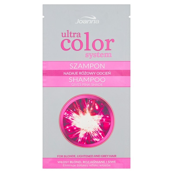 Ultra Color System Szampon nadający różowy odcień do włosów blond i rozjaśnianych
