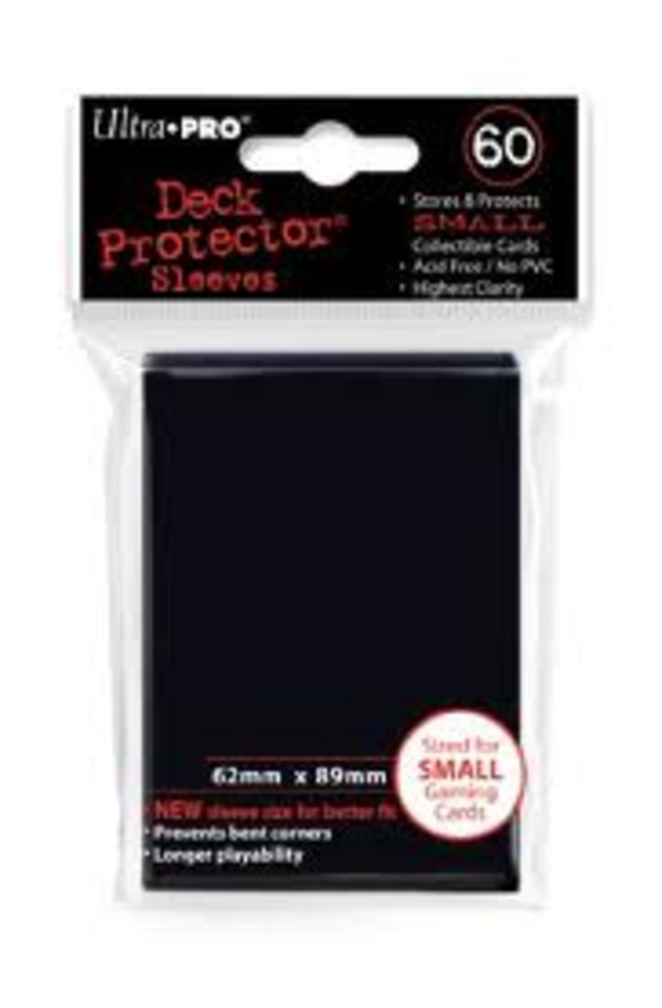 Koszulki na karty Deck Protector Solid Black (Czarne) 66 mm x 91 mm 50 sztuk