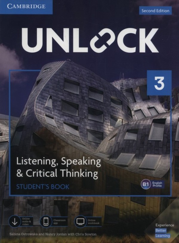 Unlock 3. Listening, Speaking & Critical Thinking. Student`s Book Podręcznik