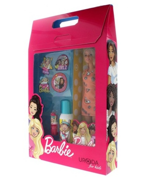 Barbie Dezodorant spray +balsam do ust + lalka