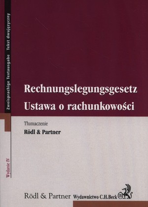 Ustawa o rachunkowości (wersja polsko - niemiecka)