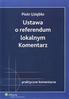 Ustawa o referendum lokalnym. Komentarz