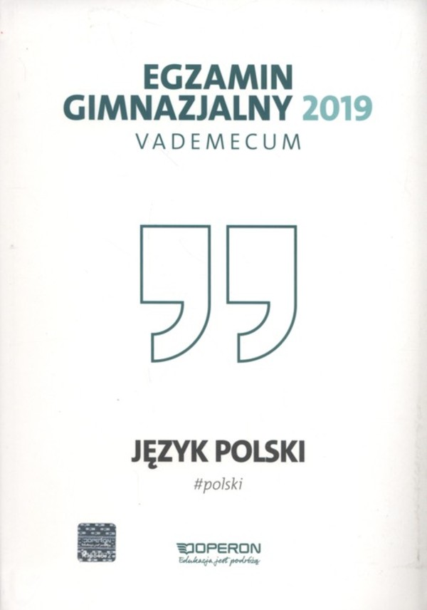 Egzamin gimnazjalny 2019 Vademecum Język polski