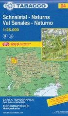 Val Senales - Naturno Carta Topografica / Val Senales - Naturo Mapa kartograficzna Skala: 1:25 000