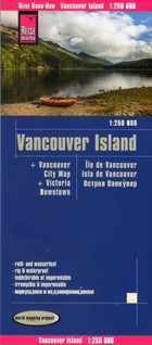 Vancouver Island / Wyspa Vancouver Mapa samochodowa Skala: 1:250 000