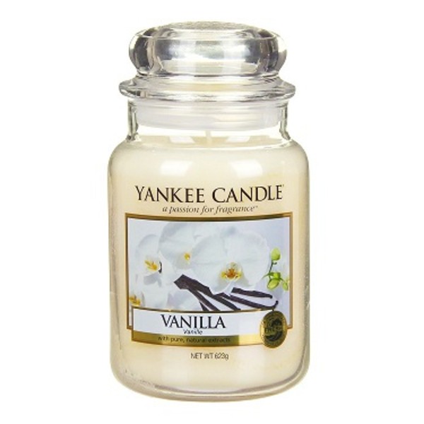 Vanilla Duża świeca zapachowa w słoiku