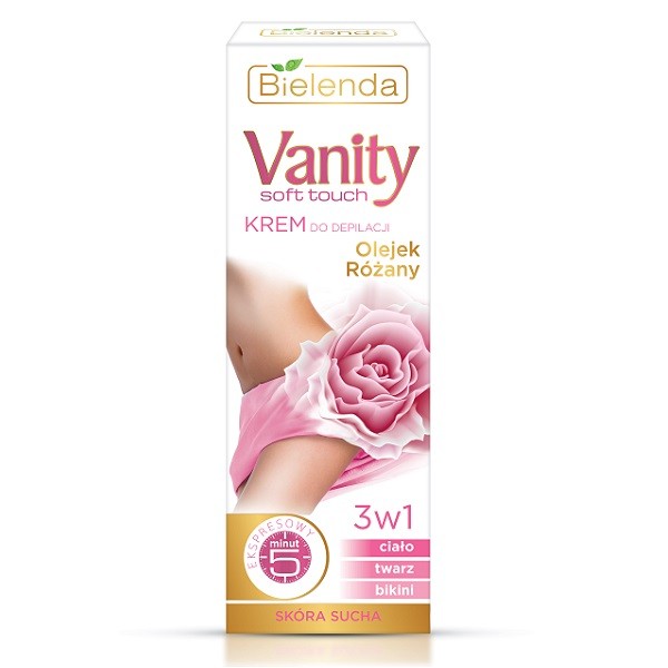Vanity Soft Touch Krem do depilacji 3w1 Olejek Różany
