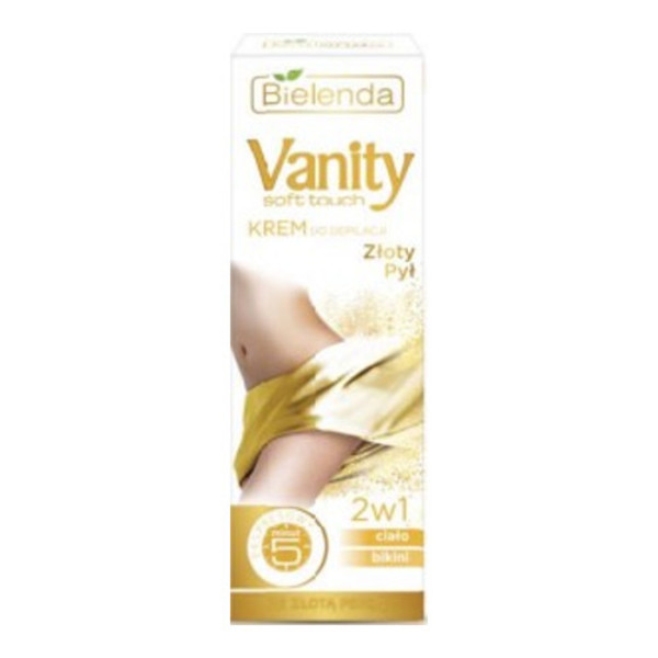 Vanity Soft Touch Krem do depilacji 2w1 Złoty Pył