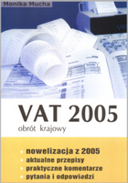 VAT 2005 obrót krajowy i wewnatrzwspólnotowy