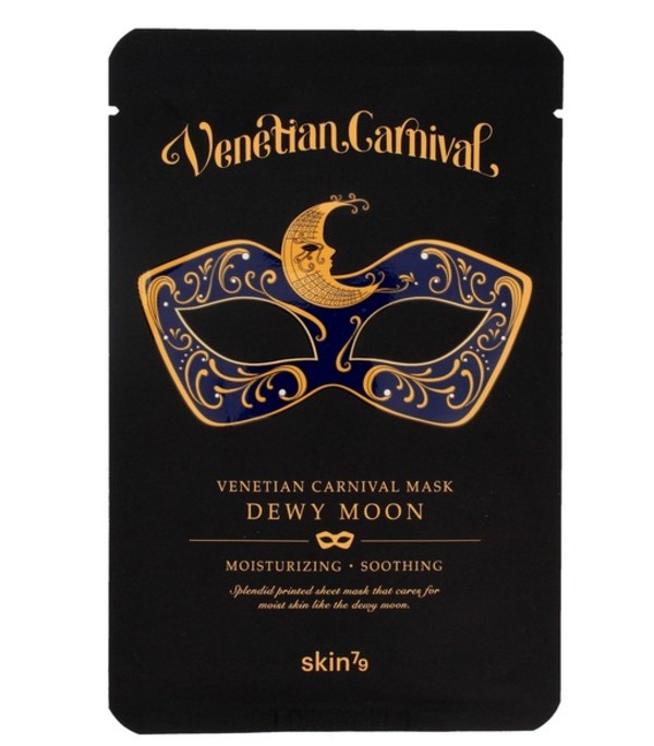 Venetian Carnival Mask Dewy Moon Maska w płacie nawilżająco-kojąca