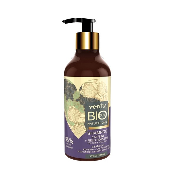 Bio Natural Care Wzmacniający szampon do włosów Kofeina & Skrzyp