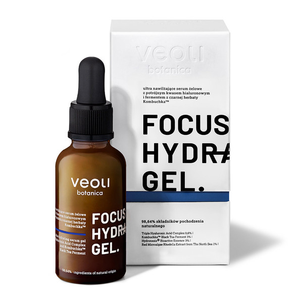 Focus Hydration Gel Nawilżające serum żelowe do twarzy z potrójnym kwasem hialuronowym