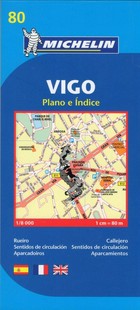 Vigo City Map / Vigo Plan miasta Skala: 1:8 000